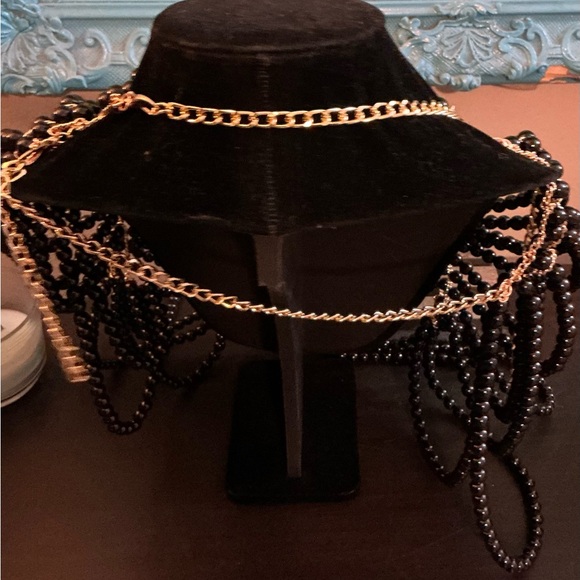 Pearl Body Chain Hand-woven Pearl Shawl Fashion  Body Jewelry By Bodily - Picture 11 of 15